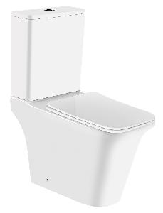 Унитаз-компакт Cerutti Spa Nivolet CT8457 36*66 безободковый крышка-сиденье микролифтом