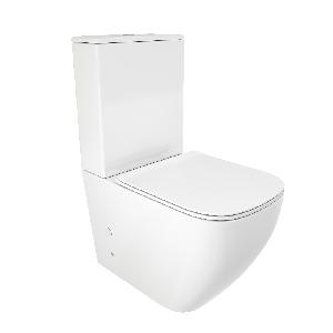 Унитаз-компакт Cerutti Spa MiMi CT8707 38*62 безободковый с крышкой-сиденьем микролифт Slim