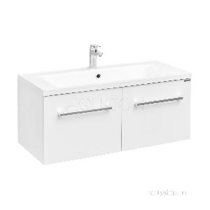 Тумба под раковину AQUATON Мадрид 100 М 2 ящика белый 1A128001MA010