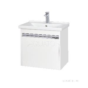 Тумба под раковину AQUATON Капри 60 белый глянец 1A230101KP010