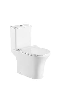 Унитаз-компакт Cerutti Spa Bernina CT7193 34*65 безободковый с крышкой-сиденьем микролифт Slim