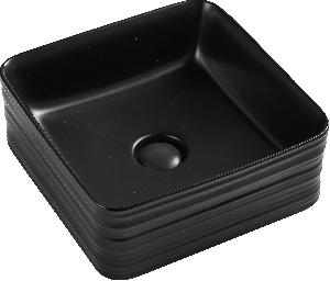 Накладная раковина WeltWasser Elbach 20755 MB 39,5*39,5 черная матовая