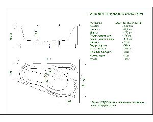 Ванна акриловая Aquatek Медея 170х95 правая, каркас + слив-перелив