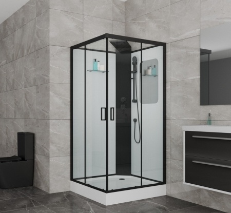 Душевая кабина Grossman Elegans GR250Q 100х100х217 L/R без крыши