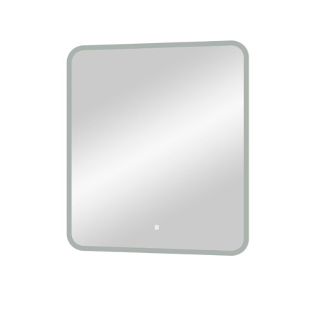 Зеркало Glamour LED 80х90 ЗЛП440 сенсорный выключатель, холодная подсветка
