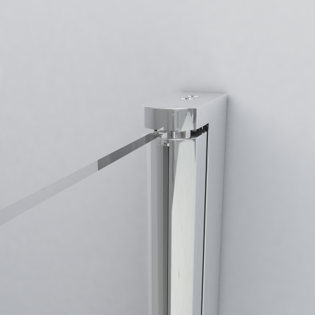 Душевой уголок Orta VSR-1O9090CLB, 90*90, черный, стекло прозрачное