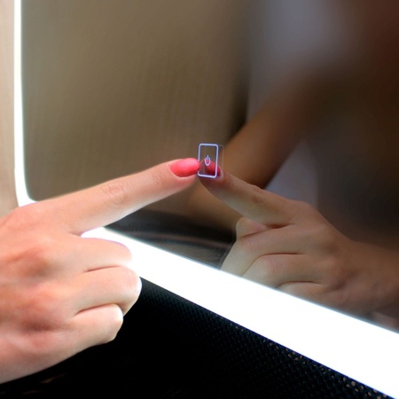 Зеркало Kraft LED 120х70 ЗЛП626 с сенсором, холодная подсветка