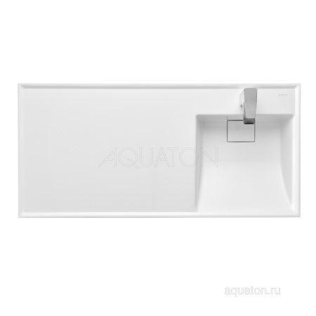 Раковина AQUATON Лондри 1050 белая правая 1A72223KLH010