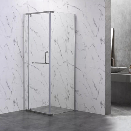 Душевой уголок Veconi Rovigo RV-18, 80x80x200, хром, стекло прозрачное