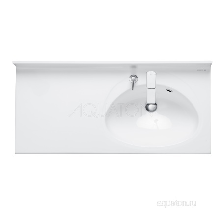 Раковина AQUATON Отель 3/100 правая белая с навесами 1A70083NOT01R