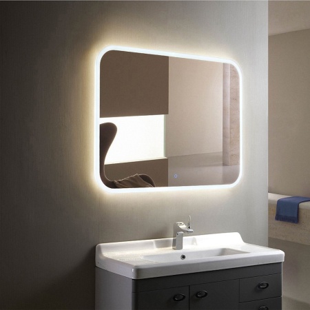 Зеркало Demure LED 120х80 сенсорный выключатель, холодная подсветка