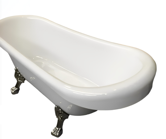 Акриловая ванна Cerutti Spa Classic 170x79 на львиных лапах (хром)
