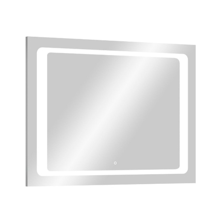 Зеркало Quattro LED 80х60 ЗЛП572 с бесконтактным сенсором, холодная подсветка