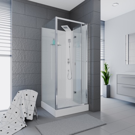 Душевая кабина Cerutti Spa Bella901T 90х90х215-225 L/R без крыши