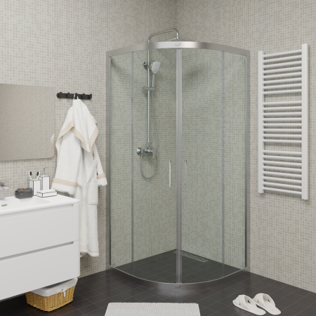Душевое ограждение Cerutti Spa Viva90 90*90*195 без поддона