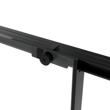 Душевой уголок Slim Soft VSR-1SS9011CLB, 110*90, черный, стекло прозрачное