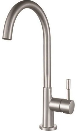 Смеситель для кухни Aquanet Steel AF210-41S сталь, сатин