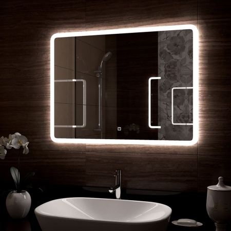 Зеркало Demure LED 70x50 ЗЛП168 cенсорный выключатель