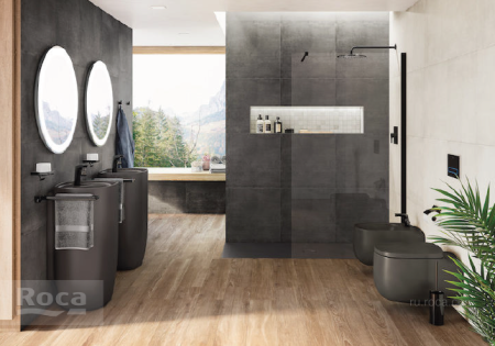 Раковина Roca Beyond 50x42x88 кофе матовый 3270B0660