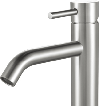Смеситель для раковины Aquanet Steel AF210-11S сталь, сатин