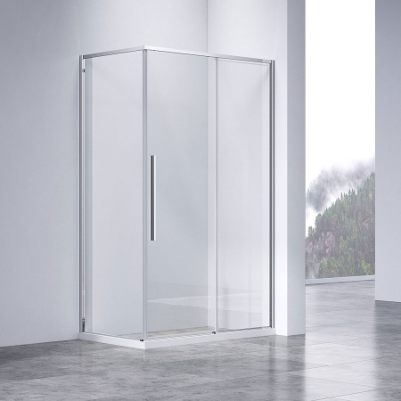 Душевой уголок Slim-N VSR-4SN9012CL, 120x90x195, хром, стекло прозрачное