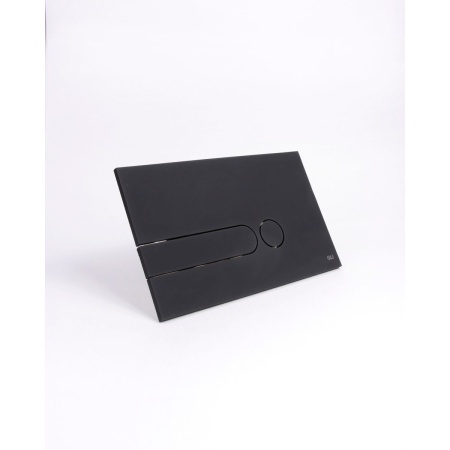Панель механическая двойная OLI I-PLATE soft-touch 670005 черная