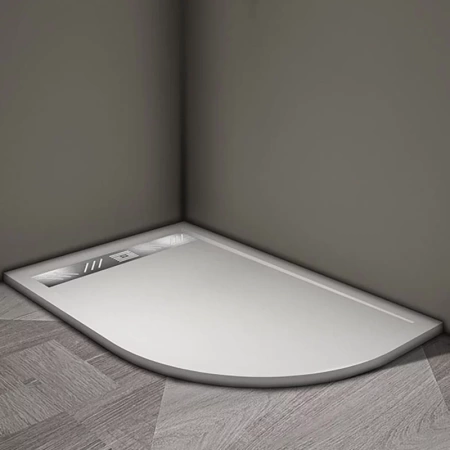 Душевой поддон Veconi Tezeo stone TZ-06L, 120x90x3, искусственный камень, белый