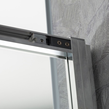 Душевая дверь Slim-U VDS-2SU120CL, 120, хром, стекло прозрачное