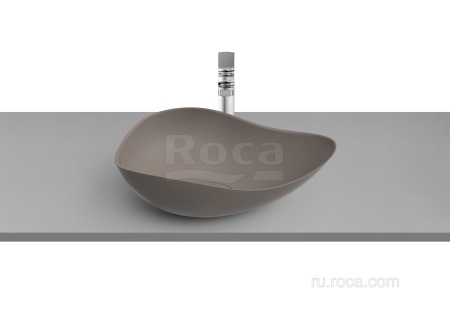 Раковина Roca Ruy Ohtake накладная 540х375 кофе матовый 327A13660