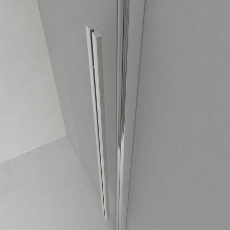 Душевой уголок Lugano VSR-1L8012CL-1, 120*80, хром, стекло прозрачное
