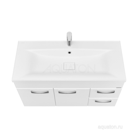Тумба под раковину AQUATON Диор 100 белый 1A167701DR010