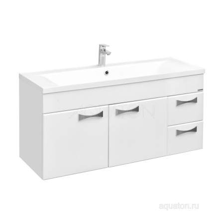 Тумба под раковину AQUATON Диор 120 белый 1A110601DR010