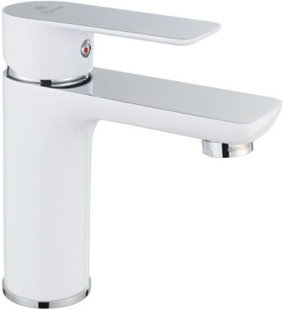 Смеситель для раковины Aquanet Arctic AF520-10СW хром/белый