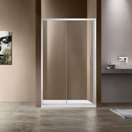 Душевая дверь Vincea Garda VDS-1G150CL 150х190, раздвижная, хром, прозрачное стекло