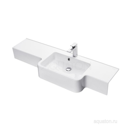 Раковина AQUATON Hotel B 129 правая белая 1A709931PI01P