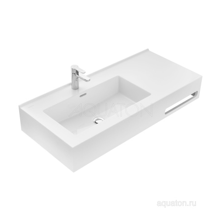 Раковина AQUATON Квадро Про 100 левая 1A733331QA01L