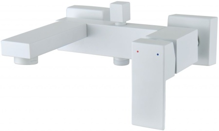 Смеситель для ванны с душем Aquanet Blanco AF420-20W белый матовый