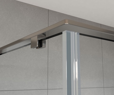 Душевой уголок Arno VSR-1A8013CL, 130*80, хром, стекло прозрачное