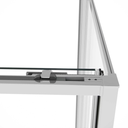 Душевой уголок Slim Soft VSR-1SS1011CL, 110*100, хром, стекло прозрачное
