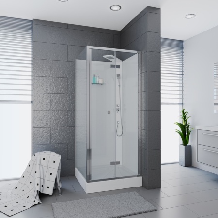 Душевая кабина Cerutti Spa Bella901T 90х90х215-225 L/R без крыши