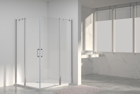 Душевой уголок Orta VSS-1O1010CL, 100*100, хром, стекло прозрачное