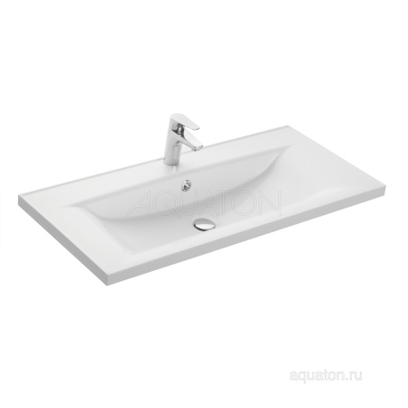 Раковина AQUATON Айрис 100 белая 1A723031AG010