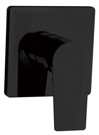 Смеситель Aquanet Static Black AF330-50B для душа скрытый монтаж