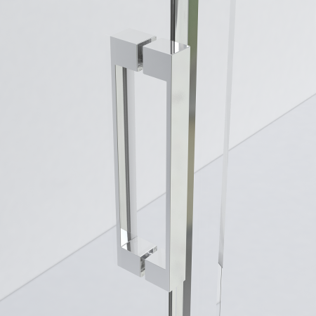 Душевой уголок Como VSR-1C8013CL, 130*80, хром, стекло прозрачное