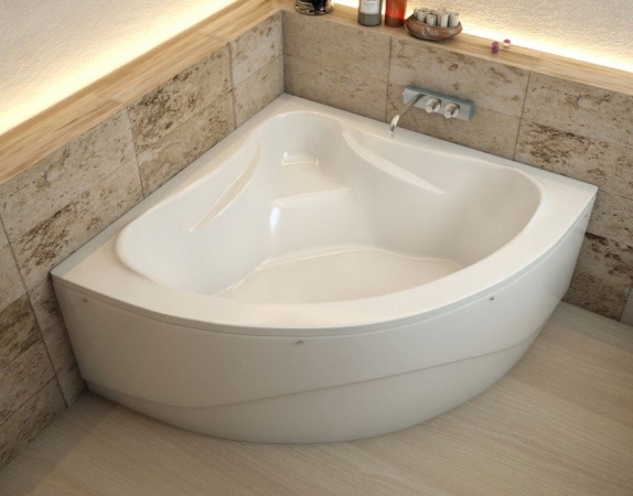 Ванна из искусственного камня Эстет Аврора 140x140 см  (комплект)