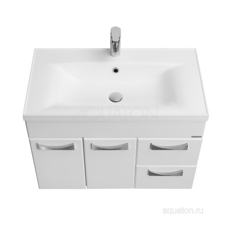 Тумба под раковину AQUATON Диор 80 белый 1A167801DR010