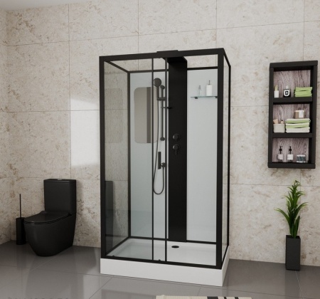 Душевая кабина Grossman Elegans GR252Q 120х80х217 L/R без крыши