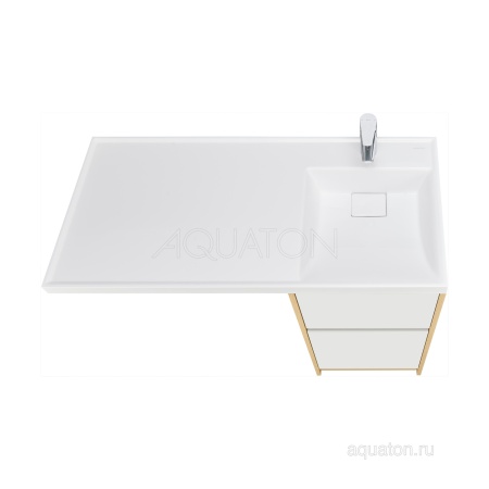 Тумба под раковину AQUATON Лондри 40 Дуб Сантана без фасада 1A267001LH0C0
