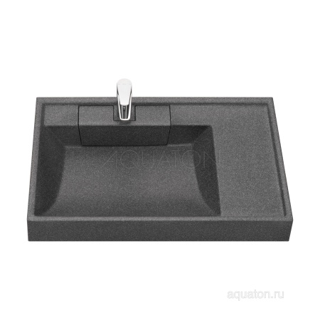 Раковина AQUATON Рейн 80 графит 1A72113KRW210
