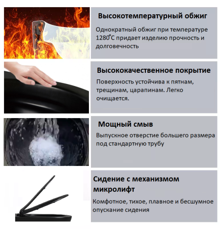 Унитаз SELLA Aria MB подвесной безободковый Cerutti SPA CT9160